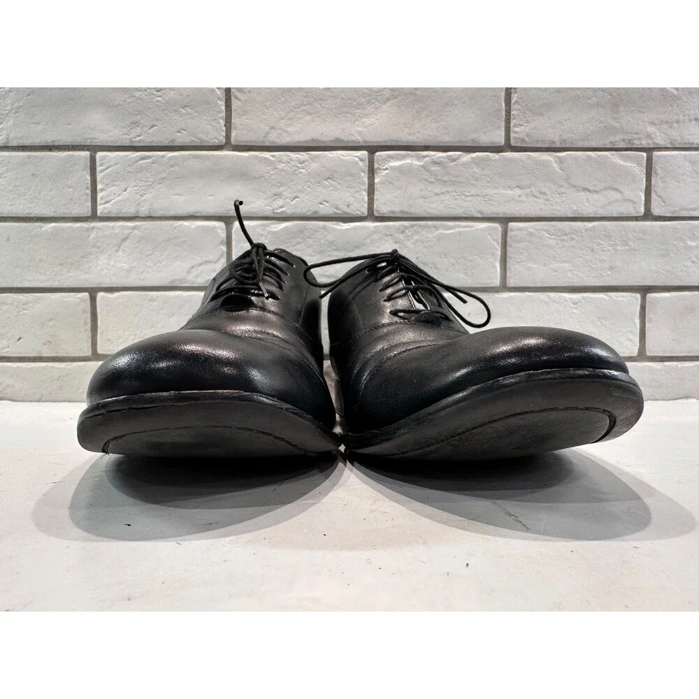 Cole Haan Men's Air Jackson Cap Toe Oxford US 13M Nappa Black Leather, Pre-Owned